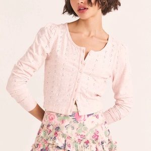 Love shack fancy Jonah crop cardi